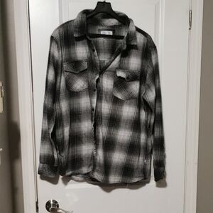 Hurley Black and White‎ Checkered Shirt
